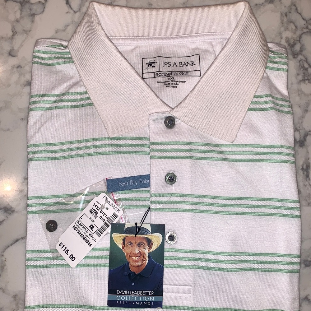 Jos.A. Bank Short Sleeve Golf Shirt XXL